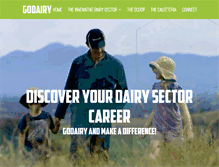 Tablet Screenshot of godairy.co.nz